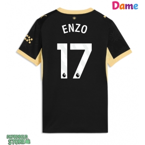 Manchester City Enzo Fernandez #17 Replika Udebanetrøje Dame 2026-27 Kortærmet